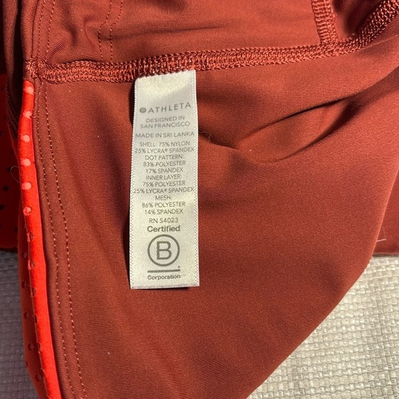 Athleta Ultimate Stash Pocket Colorblock Activewear 7/8 Tight Size Small - Picture 6 of 10